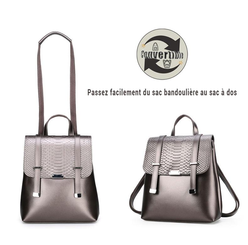 sac femme convertible